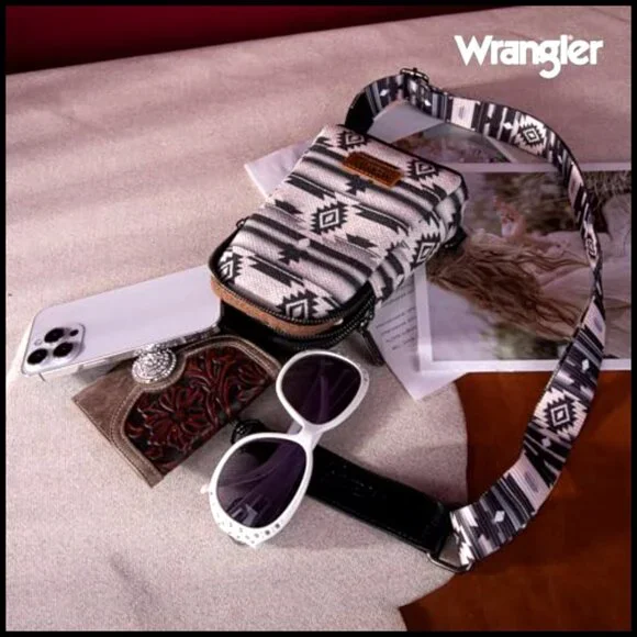 Cotton Canvas Crossbody Sling Bag with Adjustable Strap, 3 Compartments - Picture 5 of 7